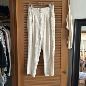 Urban Outfitters Sloane Linen Tapered Pant